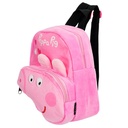 Sac à dos en peluche Peppa Pig pour fille, rose