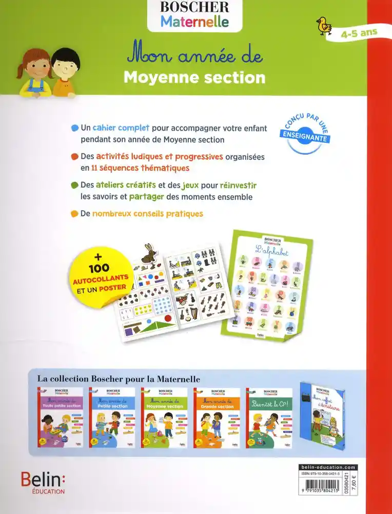 Mon année de moyenne section 4-5 ans