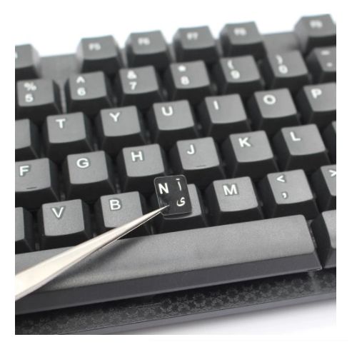 étiquette autocollant clavier arabe français