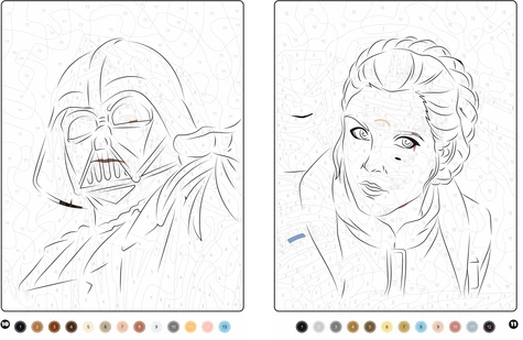 Star Wars - Coloriages magiques trompe-l'oeil