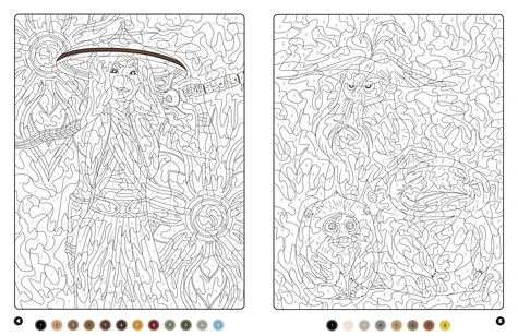 Raya et le dernier dragon - Coloriages Magiques - Mystères
