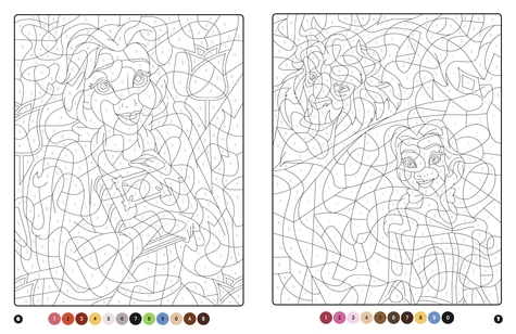 Disney Princesses - Coloriages magiques - Mystères