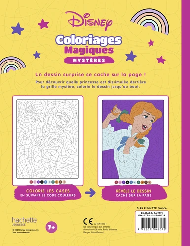 Disney Princesses - Coloriages magiques - Mystères