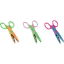 Set de 3 ciseaux décoratifs de formes différentes 
