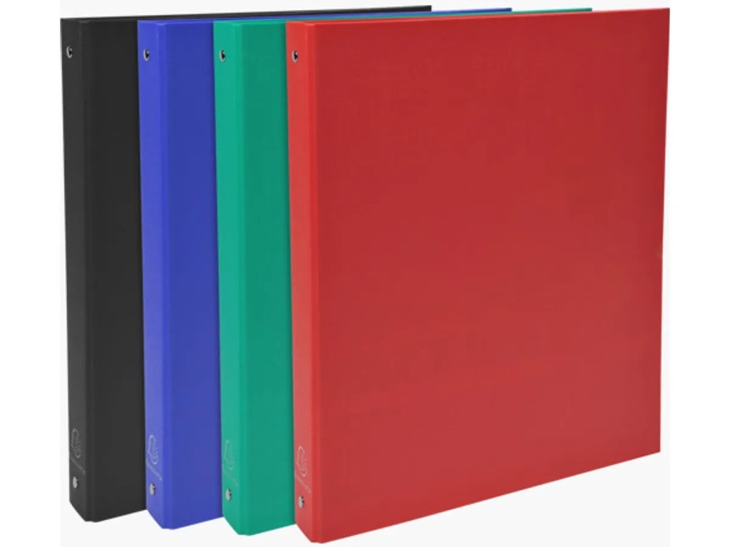 [CLE040-4P] Classeur 4 anneaux plastique écolier A4 Ecolo 4cm