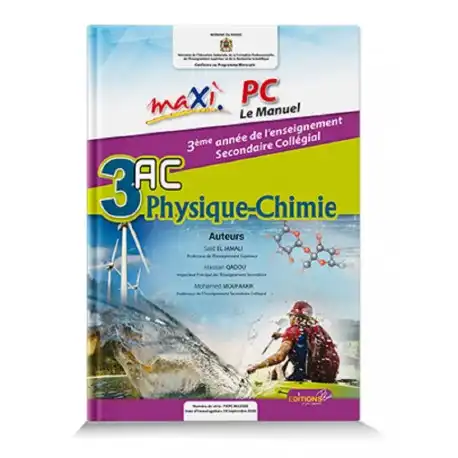 Maxi Physique-chimie 3AC Manuel