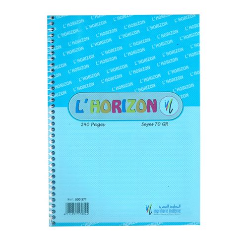 cahier spirale grande format 140pages
