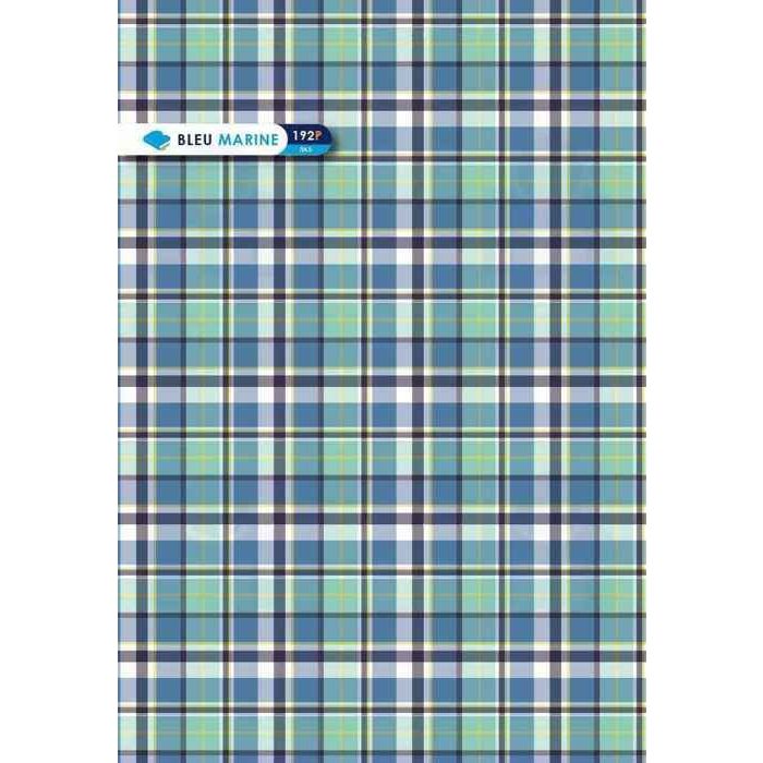 Registre 192pages grand format Bleu marine