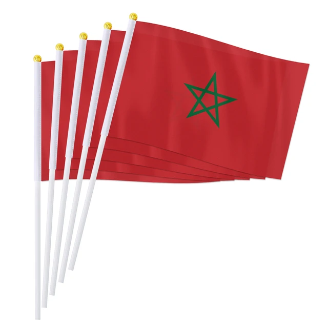 Drapeau Maroc Moyen.