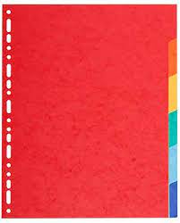 6 intercalaire A4 couleur H-toun