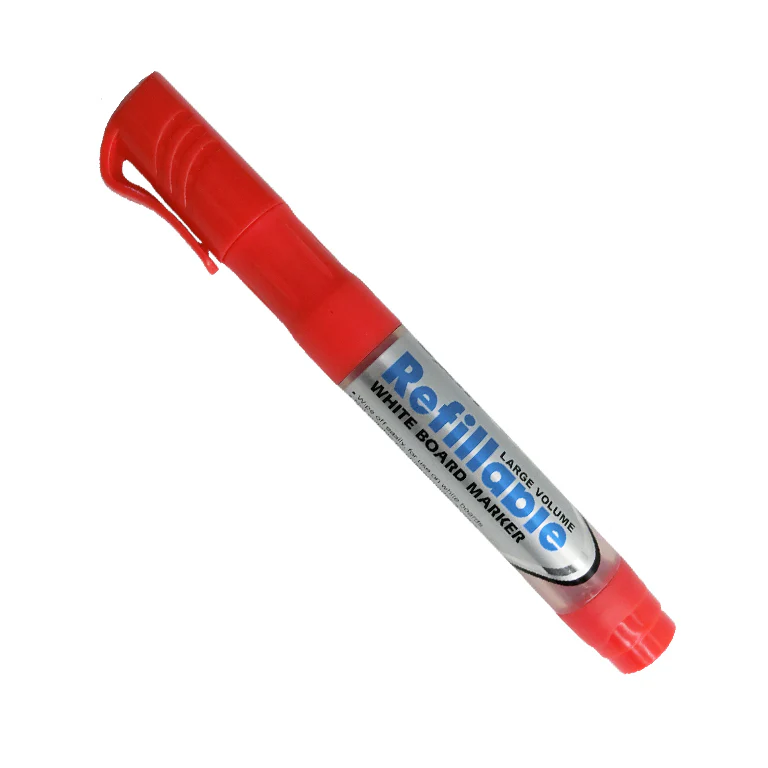 Marqueur pour tableu rechargeable rouge