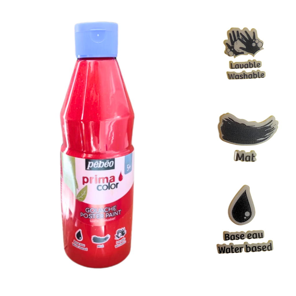 Pébéo 500ml gouache Rouge