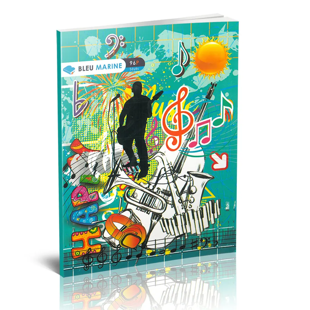 CAHIER 96 pages PF GRAND CARREAUX