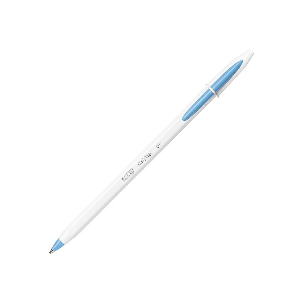 STYLO BIC CRISTAL UP BLEU CIEL