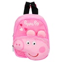Sac à dos en peluche Peppa Pig pour fille, rose