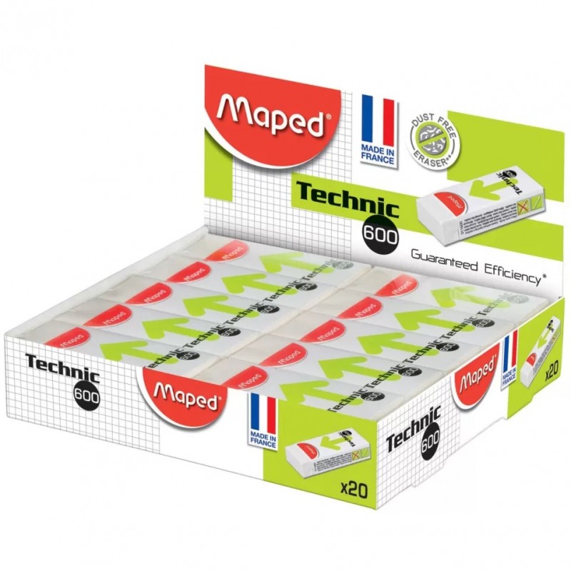 [GOM600] Gomme blanche GM maped T600