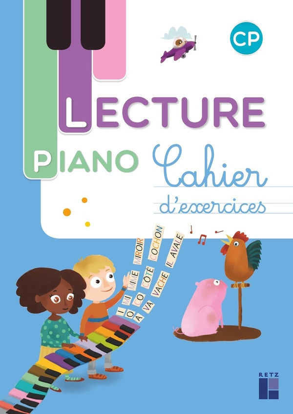 Lecture piano : CP  cahier d'exercices