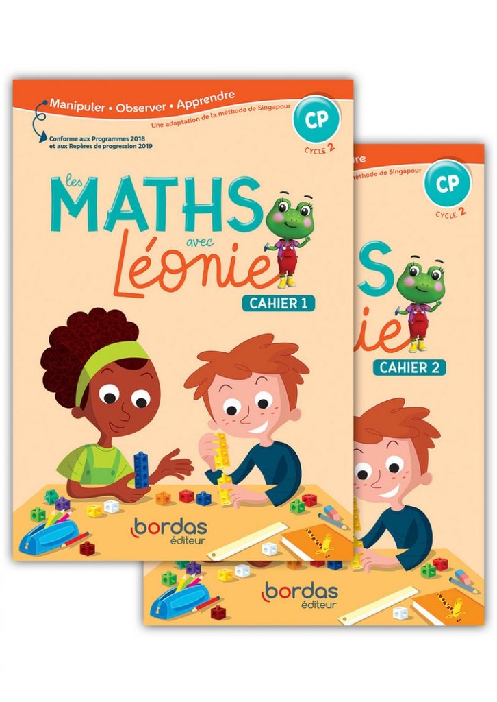 MATHS LEONIE CP FICHIER 1/2 BORDAS