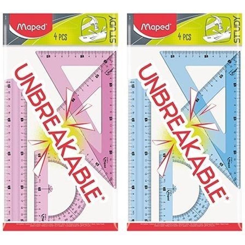 Kit de Traçage 4 PCS Study Uncassable 20CM