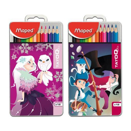 Maped 12Cray.Coul.Tatoo Color