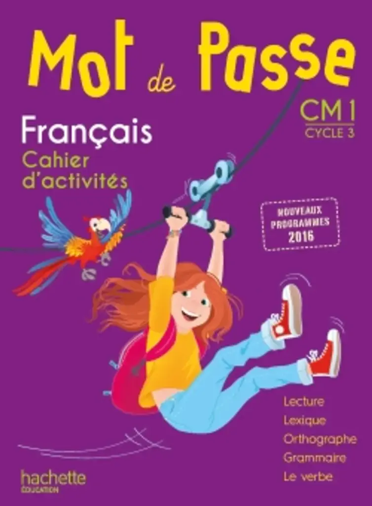 Mots de passe CM1 Cahier 2017