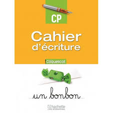 Coquelicot CP-cahier d'écriture