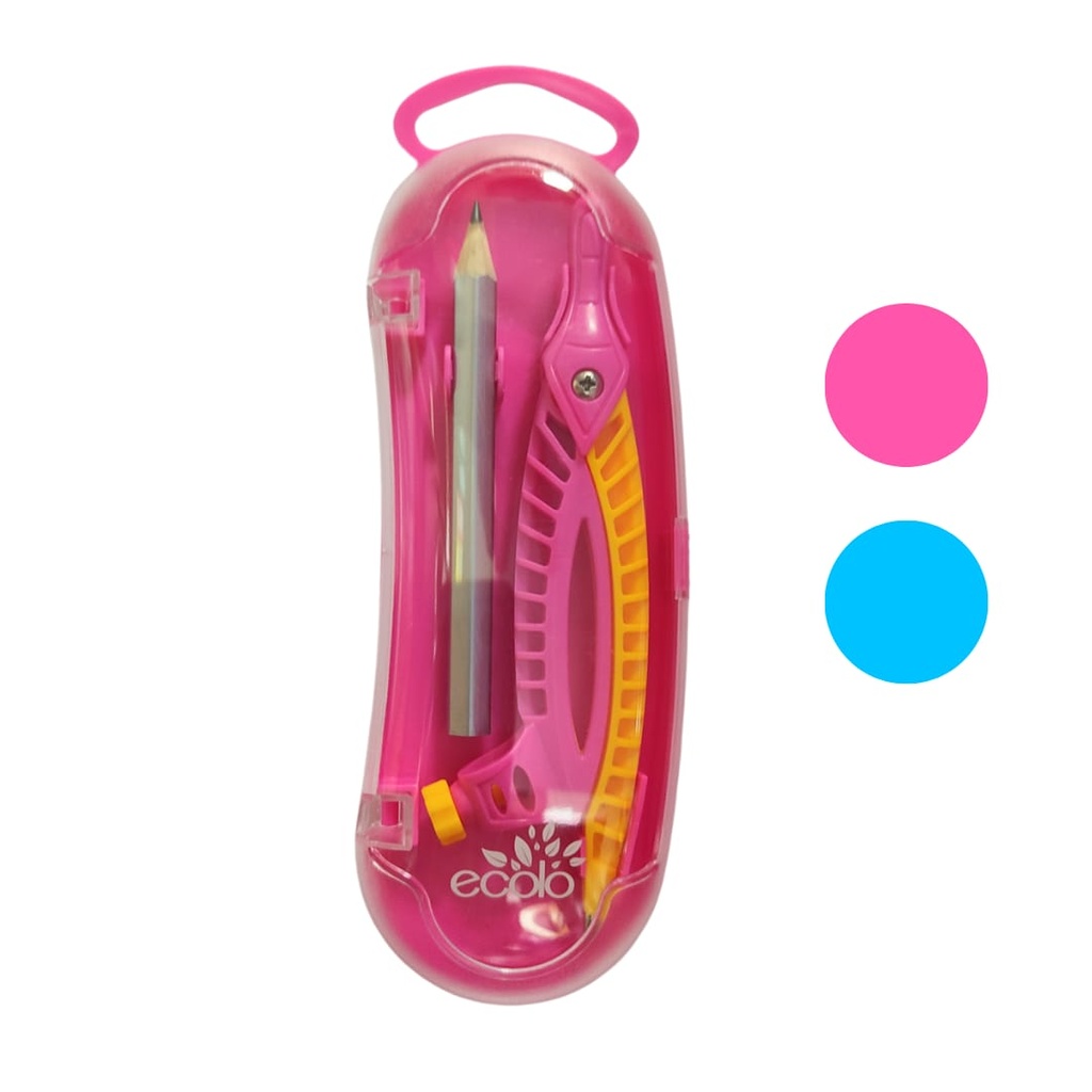 Compas Plastique en boite écolo 