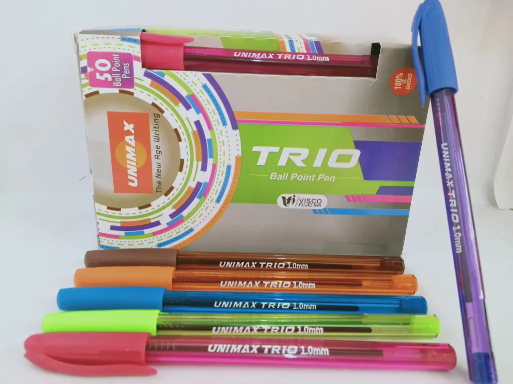STYLO  FIFTY UNIMAX TRIO ASSORTIE CORPS 