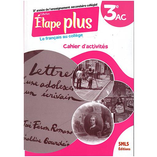 CAHIER D'ACTIVITE ETAPE PLUS 3 AC