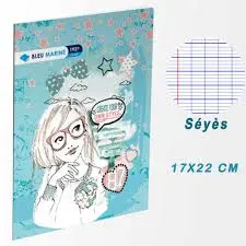 cahier 17*22 192 pages 