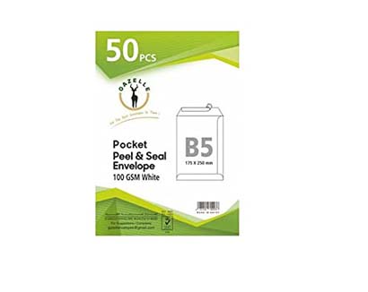 pochette blanche format 170*250mm