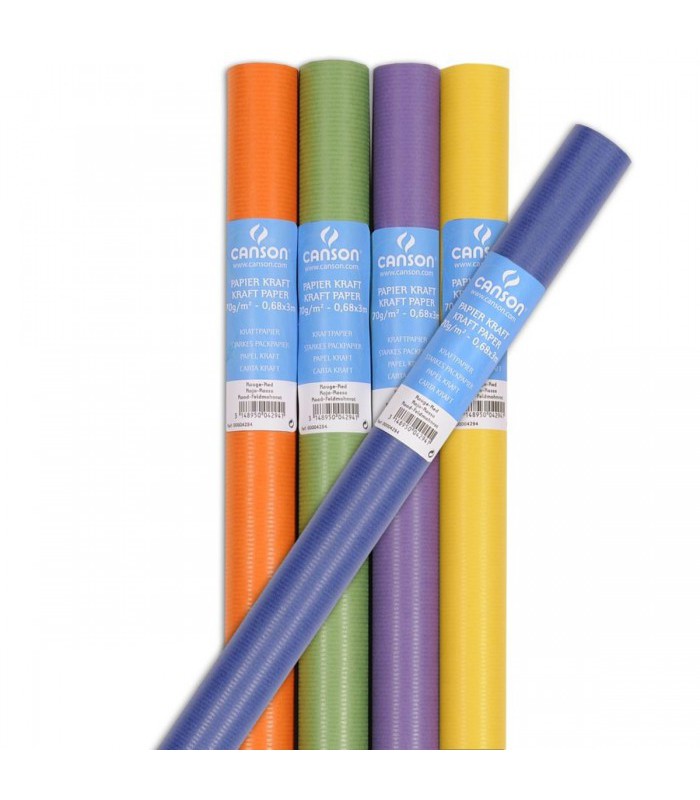 Papier KRAFT conson 65g 0,68x3 m (orange)