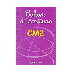 Cahier d' écriture cm2