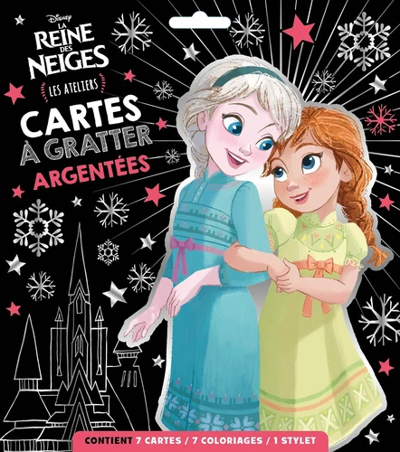 Cartes à gratter argentées La reine des neiges II 