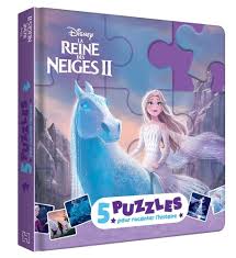 LA REINE DES NEIGES 2-5 PUZLS POUR RACONTER LHISTOIR