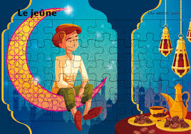 PLANCHE PUZZLE ISLAMIQUE :Le jeune