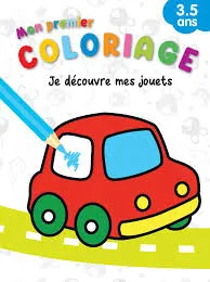 MON PREMIER COLORIAGE:je découvre mes jouets 