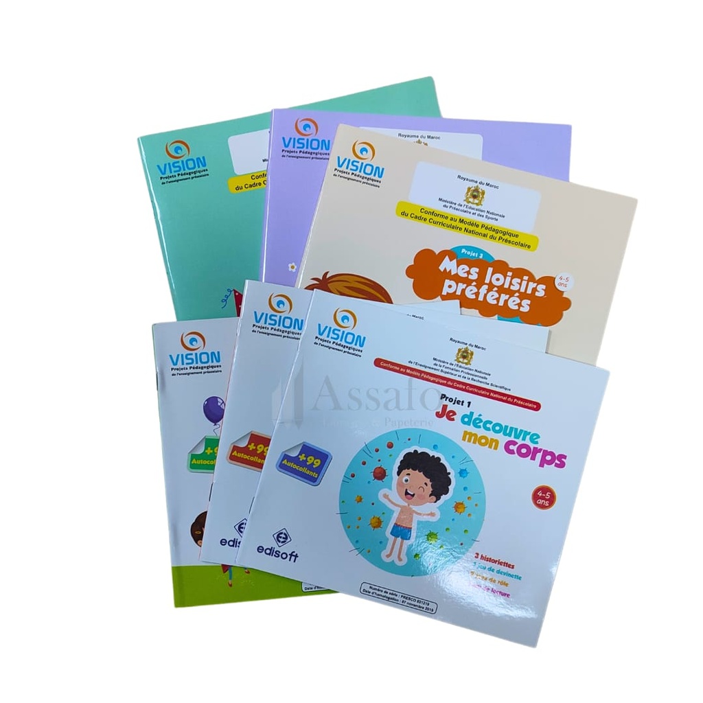 Vision 4/5 Pack Projet 1,2 et 3  + album