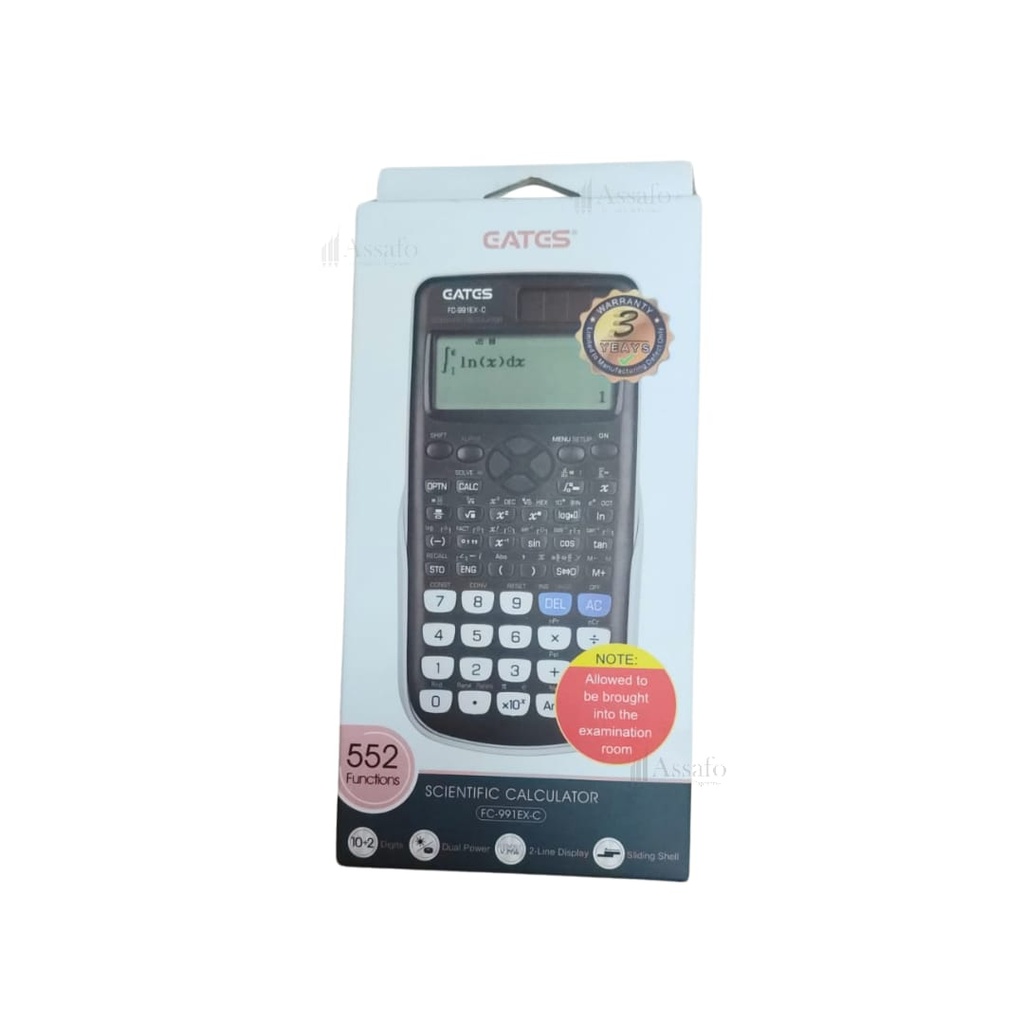 Calculatrice scientifique eates 552 function FC-991EX