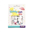 SACHET DE 20 YEUX MOBILES COULEUR