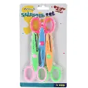 Set de 3 ciseaux décoratifs de formes différentes 