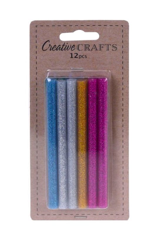 Bâton De Colle Chaude Pailleté 12 Pièces