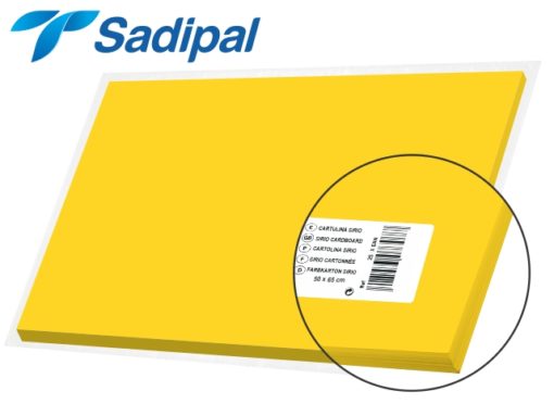 Papier Bristol 50*65 Banana  Sadipal