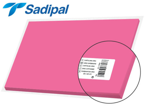 Papier Bristol 50*65 Rosa Sadipal