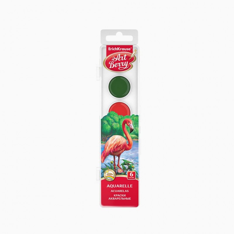 Erichkrause - Aquarelles 6 couleurs (assortiment) Art Berry