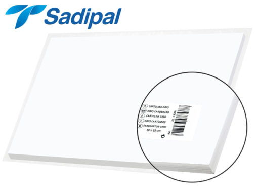 Papier Bristol 50*65 Blanco  Sadipal