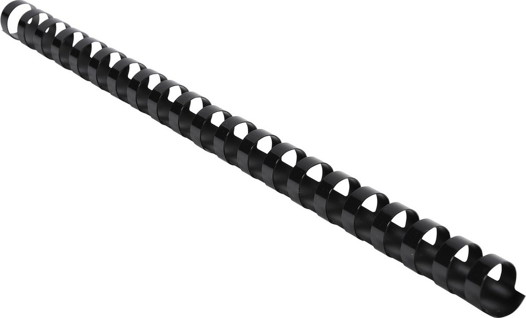 spirales en plastique noire  16 mm 100 pcs 