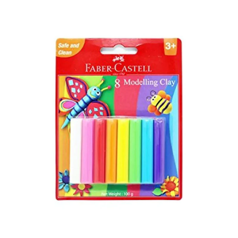 Pate à Modeler 8 couleurs - Faber Castell