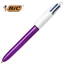 Stylo à bille Bic 4 Couleur Shine