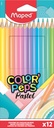 COLOR'PEPS PASTEL COLOUR PENCILS X 12